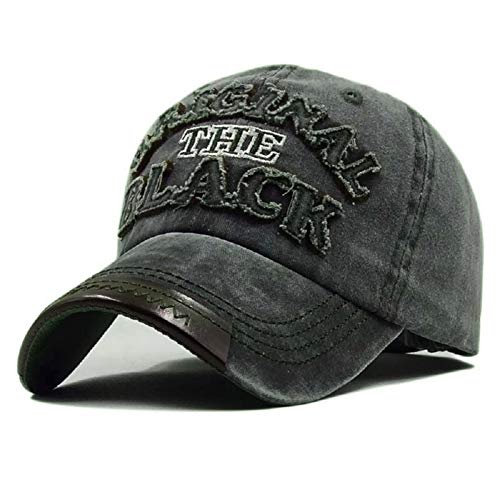 Yutdeng Gorra de Béisbol de Algodón con Visera Unisex Vintage Retro Gastada Moda Gorras Hip Hop Sombreros para Hombre Deportes al Aire Libre