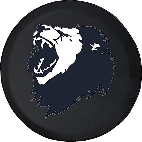 yyndw Wheel Tire Cover Roaring Lion King of The Jungle Cubierta De Repuesto para Jeep SUV Truck RV Trailer 60~69cm