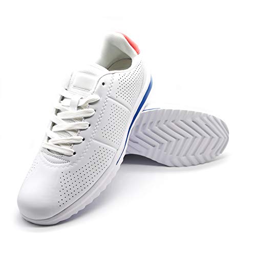 Zapatillas Blancas Hombre Casual Muy Transpirable y Ligero Deportivo Blanco