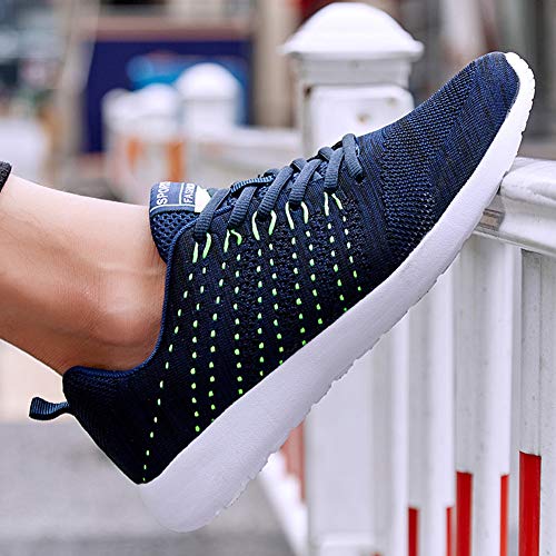 Zapatillas de Deporte para Hombre Usar Zapatillas de Correr Ligeras Resistentes al Aire Libre Caminar al Aire Libre Gimnasio Entrenadores Deportivos