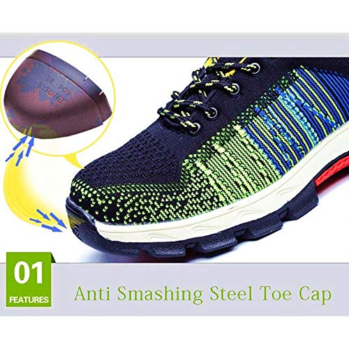 Zapatillas Deportivas de Mujer Gimnasio Zapatos Running Deportivos Fitness Correr Casual Ligero Comodos Respirable 36-46 (Color : Green, Size : 36)