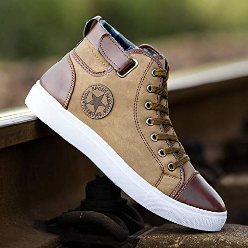 Zapatos de pareja, Covermason Casual par Zapatos Botas High Top Canvas