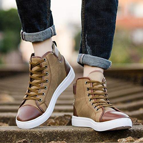 Zapatos de pareja, Covermason Casual par Zapatos Botas High Top Canvas