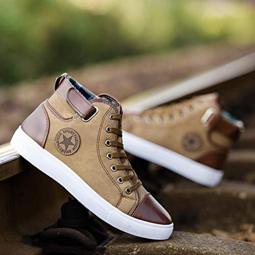 Zapatos de pareja, Covermason Casual par Zapatos Botas High Top Canvas