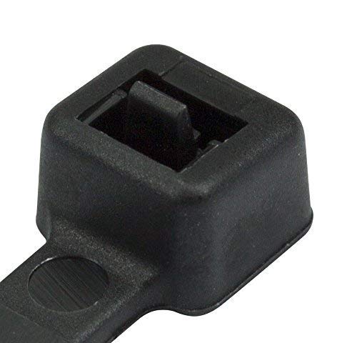 ZARRS Ataduras de Cables,100 Pack Nylon Bridas Negro Heavy Duty Zip Ties para la Oficina Casa Taller Garaje 200 mm x 2.5 mm