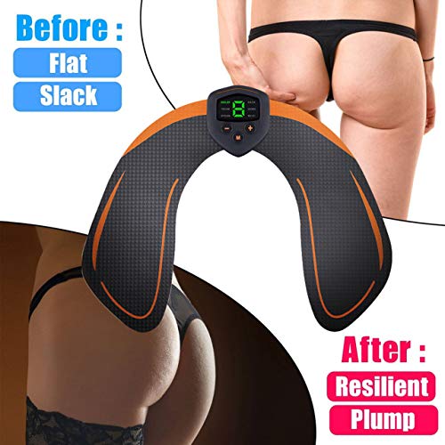 ZHENROG Electroestimulador Muscular Gluteos,EMS Gluteos Estimulador de Glúteos Herramientas Nalgas HipTrainer para la Cadera,Estimulador Muscular Ejercitar Gluteos USB Recargable, Hombre y Mujer