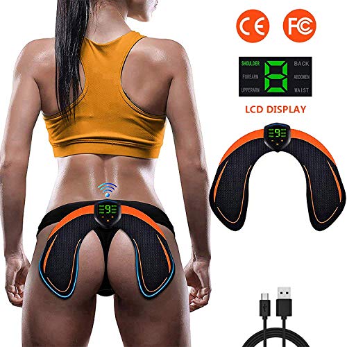 ZHENROG Electroestimulador Muscular Gluteos,EMS Gluteos Estimulador de Glúteos Herramientas Nalgas HipTrainer para la Cadera,Estimulador Muscular Ejercitar Gluteos USB Recargable, Hombre y Mujer