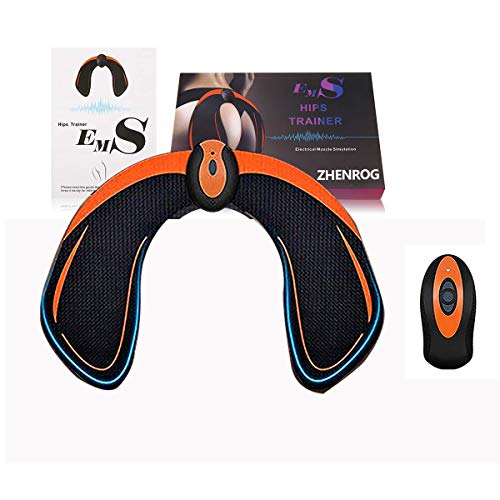 ZHENROG EMS Hips Electroestimulador Muscular,Gluteos Estimulador de Glúteos Herramientas Nalgas HipTrainer para la Cadera Mujer USB Recargable,Estimulador Muscular Ejercitar Gluteos, Hombre y Mujer