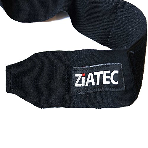 Ziatec Profi Boxing Wraps [3m/4,5m] | Vendas de Boxeo, muñequeras con Pulgares para Crossfit, musculación, Levantar Pesos, tamaño:Talla única, Color:Negro