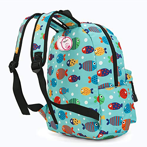 Zicac Mochilas Infantiles, Lona Bolsa Mochila Niño Mochila Bebe Guarderia Mochila Escolar con Animal para Niñas y Niños de 3 a 6 años de Edad