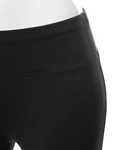 ZKOO Mujeres ólido De Las De Color Elástico En La Cintura Lazo Suelto Pierna Pantalones Casual Corredores Gimnasio Corriendo Ejercicios Deporte Al Aire Libre Pantalones XL