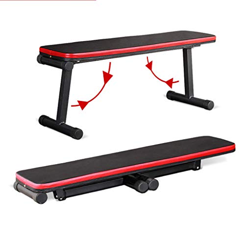 ZLBZBB Banco Multifuncional con Mancuernas, Prensa de banca Plegable, banqueta con Forma de Ave Plana, Silla para Ejercicios de Fitness Abdominales, Equipos de Gimnasia