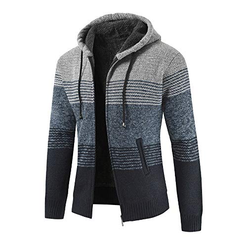 ZODOF Sudadera con Capucha Hombres de Manga Larga Capucha De Tendencia Hoodie Tops Chaqueta Abrigo Ropa