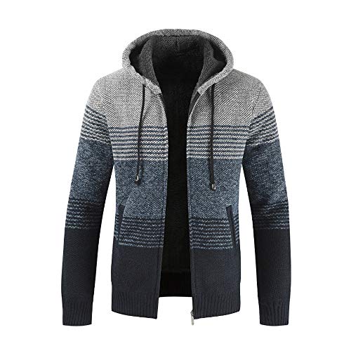 ZODOF Sudadera con Capucha Hombres de Manga Larga Capucha De Tendencia Hoodie Tops Chaqueta Abrigo Ropa