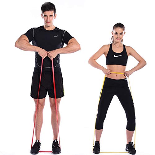 ZoneYan Bandas de Resistencia, Pull Up Resistance Bands, de Látex Natural, Pull Up Bands Set, Banda Elastica, Pull Up Cintas Elasticas Musculacion, para Yoga, Pilates