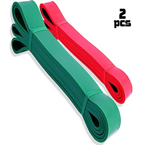 ZoneYan Bandas de Resistencia, Pull Up Resistance Bands, de Látex Natural, Pull Up Bands Set, Banda Elastica, Pull Up Cintas Elasticas Musculacion, para Yoga, Pilates