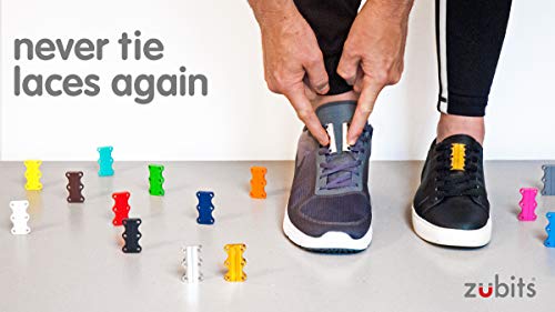 zubits® - Magnética Zapatos Conector - ¡Nunca más se te desaten los cordones! ORIGINAL 2.0 (#1 Niños/Ancianos, amarillo)