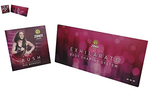 Zumba Exhilarate + Rush, 5 DVD 's + Nutrición Asesores Zumba Fitness Zumba vídeo Zumba DVD