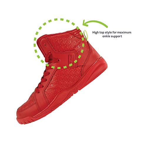 Zumba Fitness Street Boss Fashion Dance Shoe - Zapatillas de Baile para Mujer con Soporte de Alto Impacto, Color Rojo, Talla 43 EU