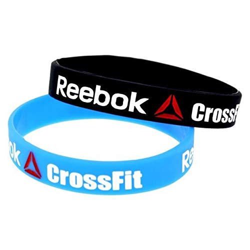 ZWH El Comercio Exterior Plataforma de Venta de Reebok Crossfit Suave de la muñeca de Silicona Pulsera Banda de los Deportes de Moda y de la Aptitud (Color : Black)