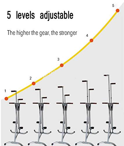ZXCV Escalador Vertical, Movimientos para Escalada, Plegable, DiseñO Multifuncional, Altura Ajustable, La Carga MáXima Es De 120 Kg, Equipo De Fitness para El Hogar