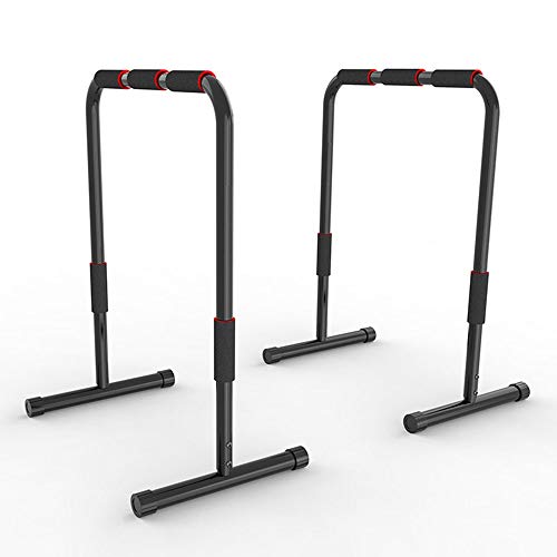 ZzheHou Barra Paralela Practica Parallel Rod Heavy Push Rod Frame Fitness Home Gym Water Rod Estabilidad Estabilizador Equipo De Entrenamiento De Fuerza (Color : Black, Size : 62x39x81cm)