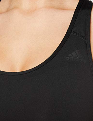 adidas Racerback Sujetador Deportivo, Mujer, Negro, L