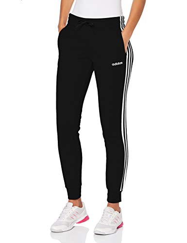 adidas W E 3s Pant Pantalones Deportivos, Mujer, Negro (Black/White), S