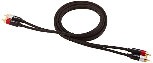 AmazonBasics - Cable de audio RCA (2 machos a 2 machos), 1,2 metros