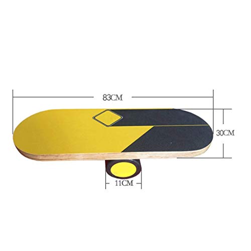 Balance Board Snowboard Surf Training Balance Board de madera for el entrenamiento del equilibrio y el ejercicio puede mejorar Piotherapy fuerza de la base, los músculos abdominales, piernas, brazo Su