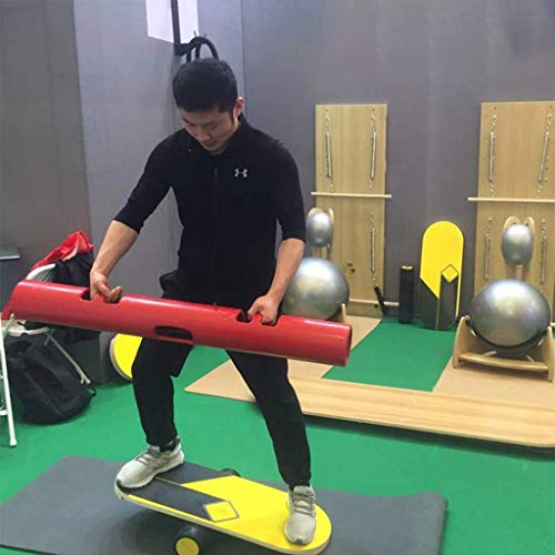 Balance Board Snowboard Surf Training Balance Board de madera for el entrenamiento del equilibrio y el ejercicio puede mejorar Piotherapy fuerza de la base, los músculos abdominales, piernas, brazo Su