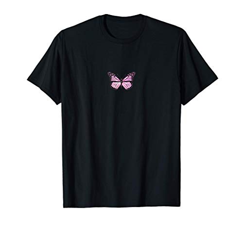 Butterfly Pink Soft Aesthetic Emoji Cute Pink Butterflies Camiseta
