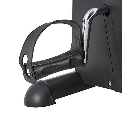 Ejercitador Mini Pedal - Bicicleta Portátil Compacta de Ejercicio para Brazo/Pierna con Pantalla LCD y Resistencia Ajustable: Ideal para Mejorar la Fuerza y Coordinación Muscular - Marco de Acero