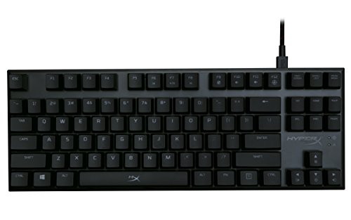 HyperX HX-KB4RD1-US Alloy FPS Pro - Teclado mecánico de Gaming, Cherry MX Red (US layout)