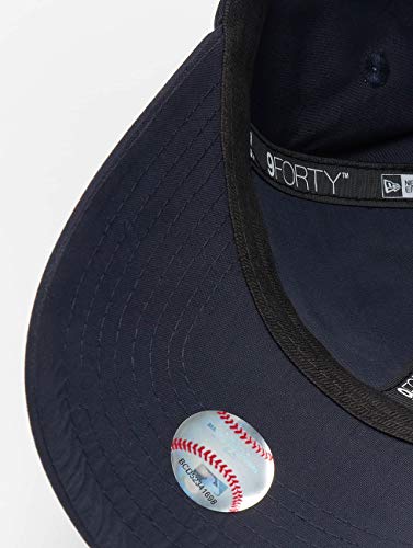 New Era MLB Flawless Logo Gorra, Hombre, Azul Marino, Talla Única