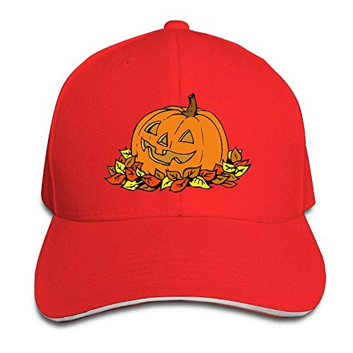 Presock Gorra De Béisbol,Gorro/Gorra Unisex Pumpkin Clip Art Adult Adjustable Snapback Hats