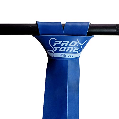 Protone Fitness - Bandas de Resistencia para Fitness, Tablas de Crossfit - Levantamiento de Pesas, Pull Up Asistidos - Azul