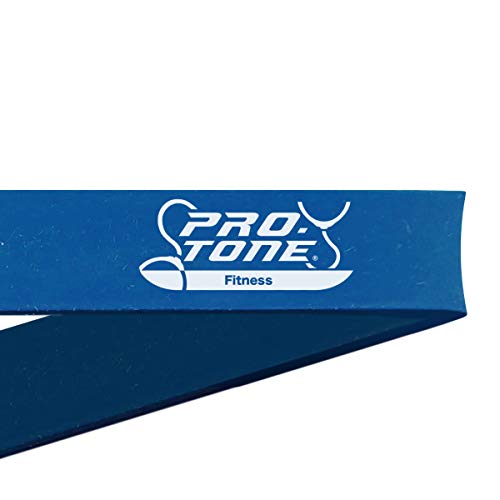 Protone Fitness - Bandas de Resistencia para Fitness, Tablas de Crossfit - Levantamiento de Pesas, Pull Up Asistidos - Azul