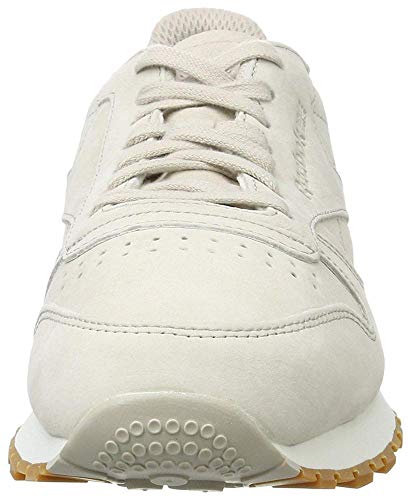 Reebok Cl Leather SG, Zapatillas de Deporte para Hombre, Marrón (Sand Stone/Chalk Gum), 46 EU