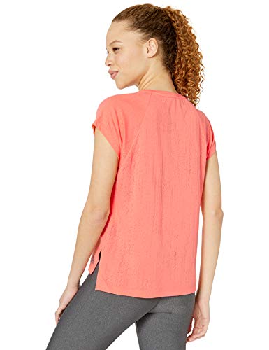 Reebok One Series Burnout tee Manga Corta, Stellar Pink, Small para Mujer