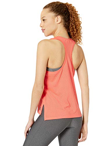 Reebok One Series - Camiseta sin Mangas Perforada para Mujer, Tanque Perforado Serie One, Mujer, Color Rosa Estelar, tamaño Small