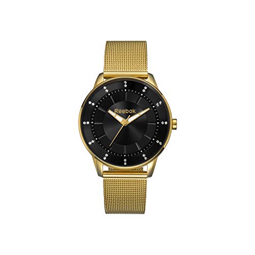 Reebok Reloj Analógico para Mujer de Cuarzo con Correa en Acero Inoxidable RF-KAS-L2-S2S2-B2