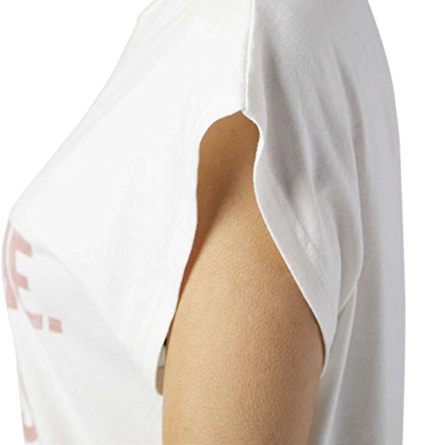 Reebok Stone Wash Muscle Camiseta, Mujer, Blanco (Chalk), Small